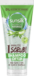 SUNSILK 1 MINUTE SHAMPOO DETOX SCRUB TUTTI I TIPI DI CUTE E CAPELLI