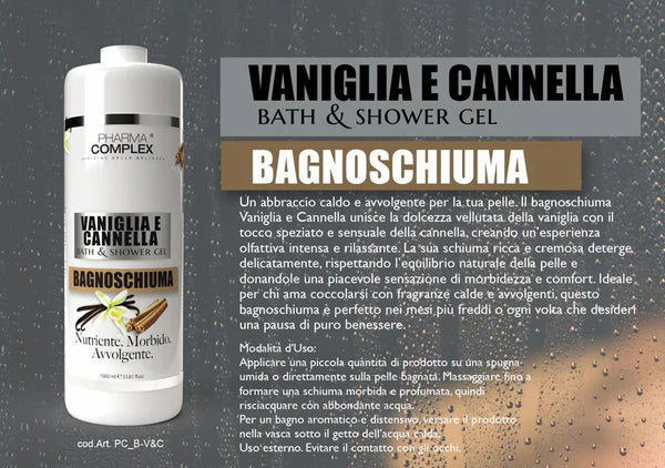 BAGNOSCHIUMA VANIGLIA E CANNELLA 1000 ml