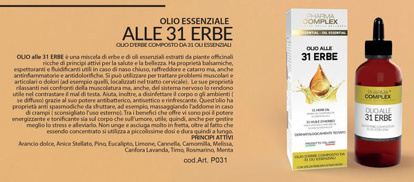 OLIO 31 ERBE 100ml
