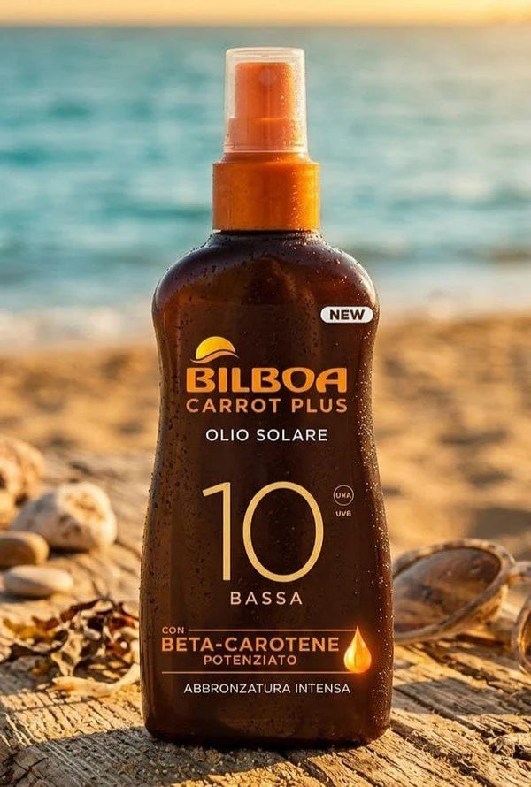 BILBOA CARROT PLUS OLIO ABBRONZANTE  SPF10 CON BETA CAROTENE