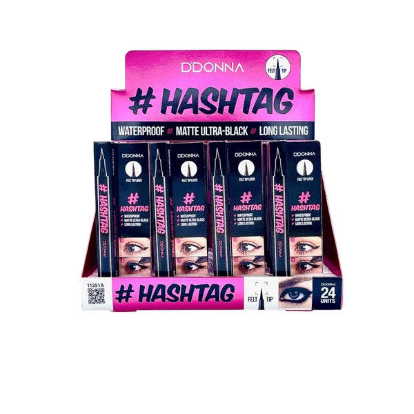 Eyeliner NERO a penna HASHTAG waterproof