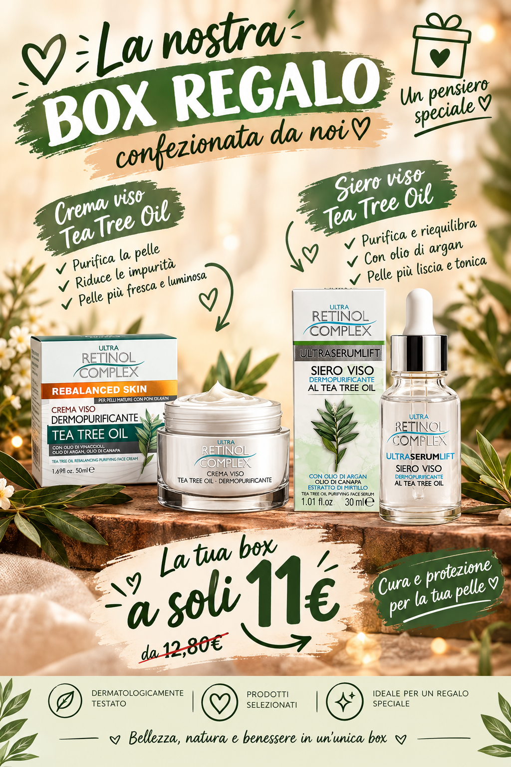 BOX REGALO VISO AL TEA TREE OIL